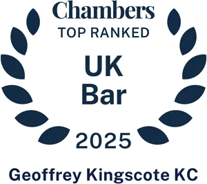 Chambers ranked in UK Bar 2025