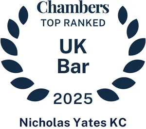 Chambers ranked in UK Bar 2025